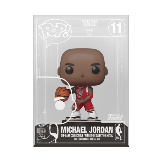 Michael Jordan Chicago Bulls NBA Funko Pop! Die-Cast Exclusive